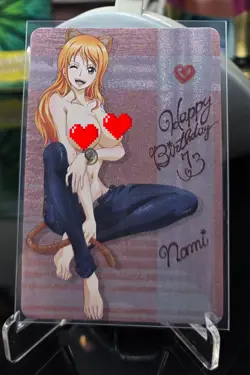 One Piece (Nami) ACG Waifu Sexy Nude Trading Card OPCG - Image 1