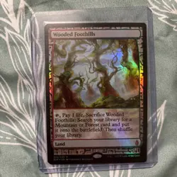 Wooded Foothills Zendikar Expeditions Foil - Image 1