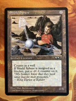 MTG Shield Sphere Alliances Lightly Played Condition Artifact Vintage! - Image 1