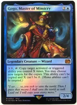 MTG Gogo, Master of Mimicry (Foil) Final Fantasy 54 FFVI FF6 NM - Image 1