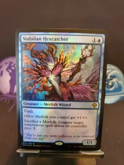 Vodalian Hexcatcher Dominaria United DMU 75 Foil Merfolk Wizard Creature Flash - Image 1