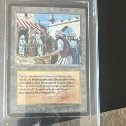 Bazaar of Baghdad Arabian Nights Land Card English Regular Wizards of the Coast - Image 1