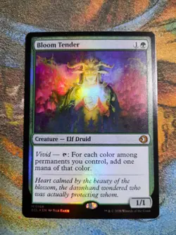 Magic the Gathering MTG - 1 x FOIL Bloom Tender - Lorwyn Eclipsed - NM - Image 1