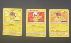 Pokemon TCG - Ash’s Pikachu Promo Bundle 2017 x3 | SM109 - SM110 - SM111 | LP - Image 2