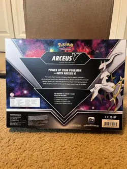 Pokemon TCG Arceus V Figure Collection - FACTORY SEALED W/ Cosmic Eclipse Pack - Image 2