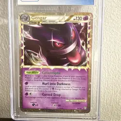 Gengar Holo 2010 Triumphant CGC 5.5 - Pokemon Card #94/102 - Vintage - Image 2