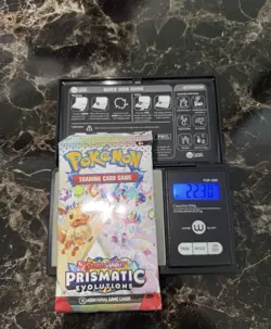 1x 22.30 Gram HEAVY Prismatic Evolutions Pack! Sealed! PRE S&V Pokemon TCG ENG - Image 1