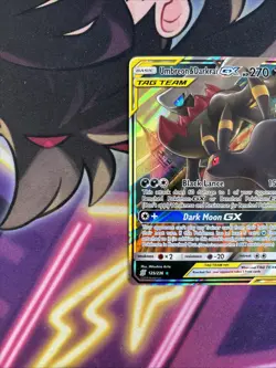 Umbreon & Darkrai GX - 125/236 - Pokemon Unified Minds Sun Moon Rare Card NM - Image 2