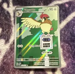 Pokemon Pidgeotto 208/197 Reverse Holo Rare SV03 Obsidian Flames Card 2023 - Image 1