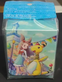 Japanese Pokemon Center Jasmine & Ampharos Surging Sparks Deck Box New - Image 1