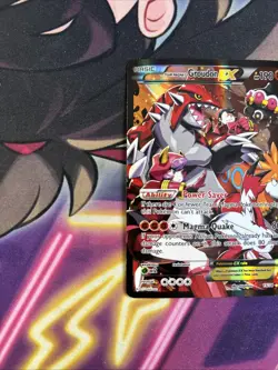 Team Magma's Groudon EX #15/34 Double Crisis Pokemon 2015 Creased - Image 2