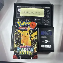 22.48g Paldean Fates Booster Pack Pokemon TCG New Sealed - Image 1