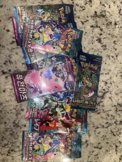 Pokemon Booster Pack Lot 12 Packs Mixed Art Sets Factory Sealed New - Image 1