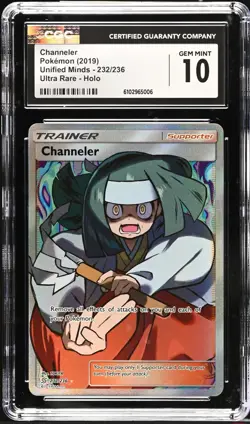 Channeler 232/236 Pokemon Trainer CGC 10 - Image 1