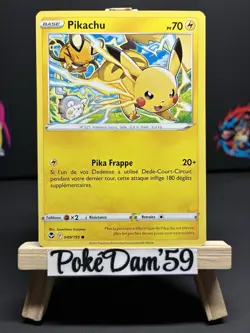Carte Pokemon Pikachu 049/195 EB12 Tempete Argentee Neuf FR - Image 1