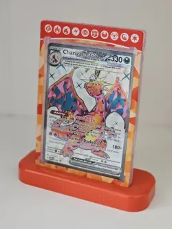 Charizard EX SVP 056 Ultra Rare SV Black Star Promo Pokemon Card In Case - Image 1