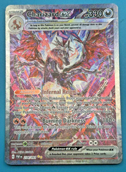 Pokemon TCG Charizard EX Holo Card Paldean Fates 234/091 SV - Image 1