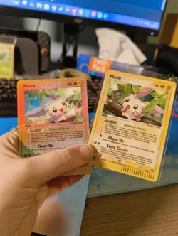 Plusle And Minun Pokemon Card Bundle X2 Cards - Image 1