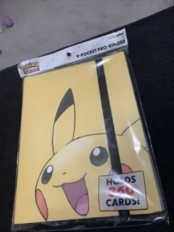🔥Ultra Pro Pokemon - Pikachu - 9 Pocket Pro Binder - Holds up to 360 cards🔥 - Image 1