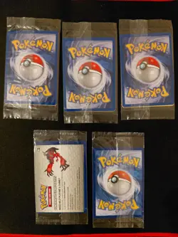 3x Sealed Birds 2x Sealed Pikachu Pokemon Cards Zapdos Moltres Articuno - Image 2