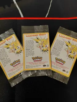 3x Sealed Birds 2x Sealed Pikachu Pokemon Cards Zapdos Moltres Articuno - Image 5