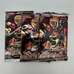 3x Yugioh Extreme Victory 5D'S Unlimited Sealed Booster Packs UNWEIGHED - Image 1