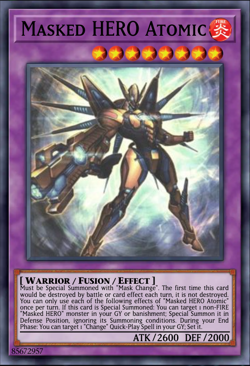 Yugioh! Masked HERO Atomic Maze of the Muertos PREORDER - Image 1