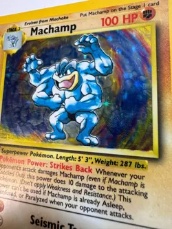 Machamp 8/102 1st Edition Holo Rare - Base Set WotC 1999 Pokemon TCG MP *BTX - Image 4