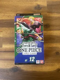One Piece Card Game Zoro and Sanji Starter Deck ST-12 - Image 1
