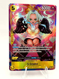 One Piece S-Snake OP08-112 (Parallel) SR Yellow English NM - Image 1
