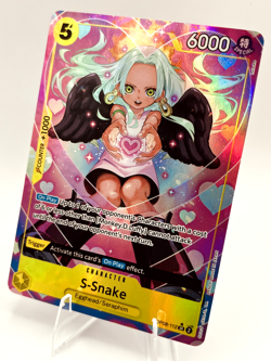 One Piece S-Snake OP08-112 (Parallel) SR Yellow English NM - Image 2