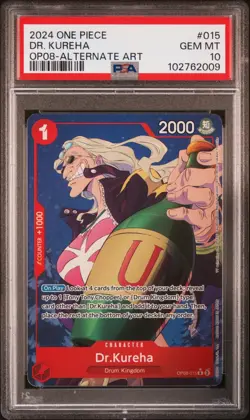 PSA 10 - 2024 ONE PIECE TWO LEGENDS 015 Dr.Kureha ALTERNATE ART (English) - Image 1