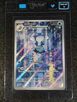 2025 Pokemon 151 Poliwhirl 176/165 Full Art Special Rare - Taby CardT GEM MT 10 - Image 1