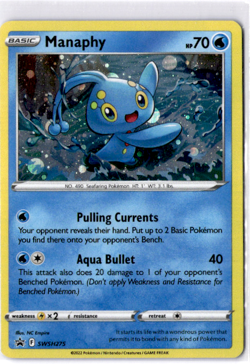 Manaphy Promo Holo SWSH: Sword & Shield Promo Cards SWSH275 NM - Image 1