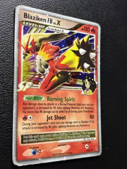 Pokemon TCG Blaziken FB Lv.X 142/147 Supreme Victors Holo HP - Image 2