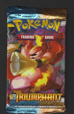 Pokemon "HGSS Triumphant" 10-Card Sealed Booster Pack (Magmortar) - Image 1