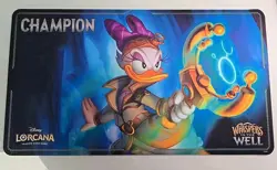 Lorcana Whispers In The Well Champion Playmat Daisy Duck Store championship NEW - Image 1