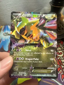 Pokemon Giratina EX TCG Holo Ultra Rare Card 92/124 Dragons Exalted - Image 2
