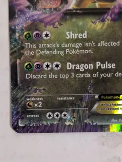 Pokemon Giratina EX TCG Holo Ultra Rare Card 92/124 Dragons Exalted NM - Image 5