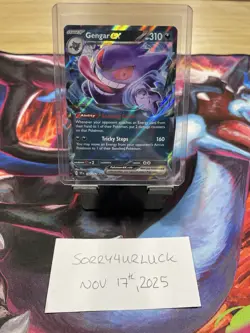 Gengar ex - 104/162 - Pokemon Temporal Forces Ultra Rare Card NM - Image 1