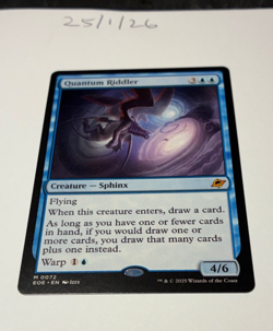 Magic the Gathering MTG Quantum Riddler x1 Mythic Card NM/M Eternities - Image 1