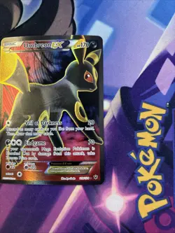 Umbreon EX 119/124 Pokemon Fates Collide Full Art Ultra Rare Card NM - Image 3