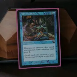 Magic: The Gathering Rhystic Study Enchantment Blue Regular 1999 English Card - Image 1