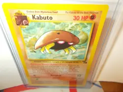 1999 POKEMON CARD *KABUTO* 50/62 FOSSIL Base Set Unlimited Edition BASIC - Image 2