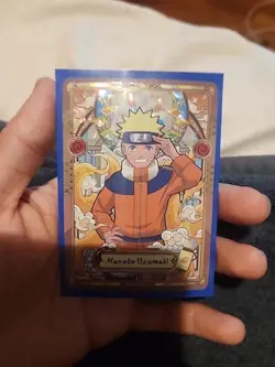 Naruto NRSA01-SP-001L5 Naruto Uzumaki SSP Trading Card English NM With Protecto - Image 1