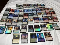 MTG LARGE FINAL FANTASY Themed Magic The Gathering Card Lot+ Xtras Added! - Image 1