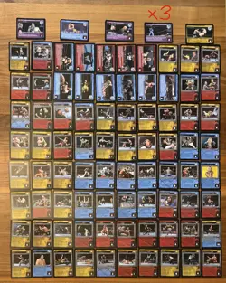 WWE WWF LOT OF RAW DEAL 725+ CARDS, 350+ Unique NM+ Pictured Duplicates - Image 3