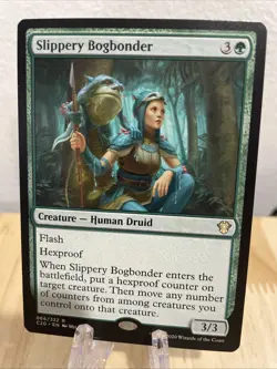 MTG Slippery Bogbonder Regular #066/322 Commander 2020 Rare C20 NM/M - Image 1