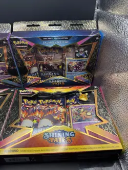 Pokemon TCG Shining Fates Mad Party Pin Collection Box Set of 4 Factory Sealed - Image 3
