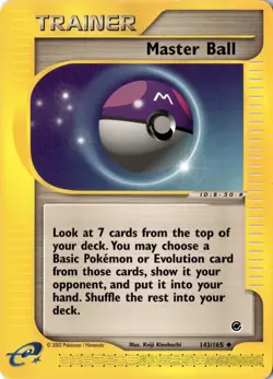 Master Ball 143/165 - Expedition - Pokemon - MP - Image 1